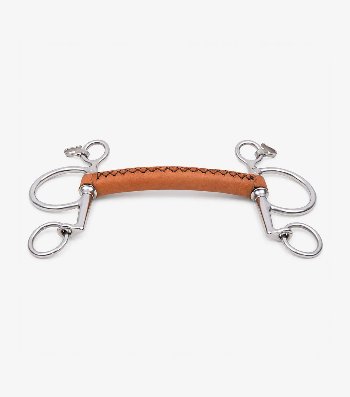 Pelham droit courtes branches en cuir