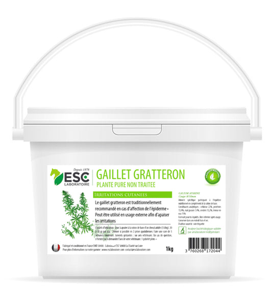 GAILLET-GRATTERON ESC – Drainage lymphatique et démangeaisons cheval – Plante pure