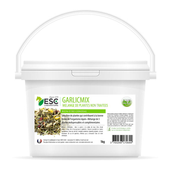 GARLIC MIX ESC – Ail Ortie Artichaut – Mélange de plantes cheval