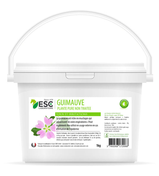 GUIMAUVE ESC – Voies respiratoires et estomac sensible cheval – Plante pure