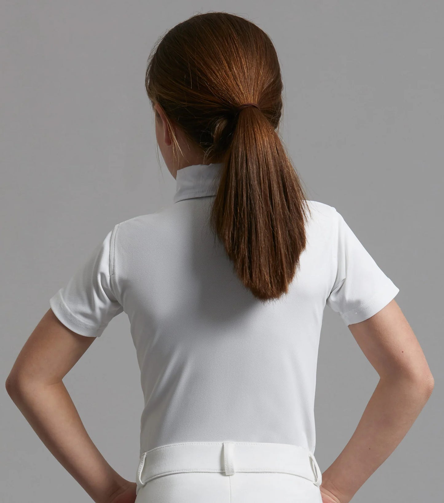 Chemise de concours à manches courtes PREMIER EQUINE pour filles Luciana, 2 coloris