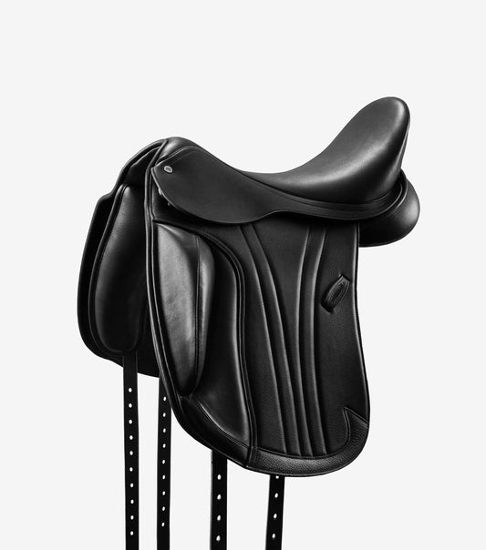 Selle de dressage mono-quartier PREMIER EQUINE Marseille en cuir aniline