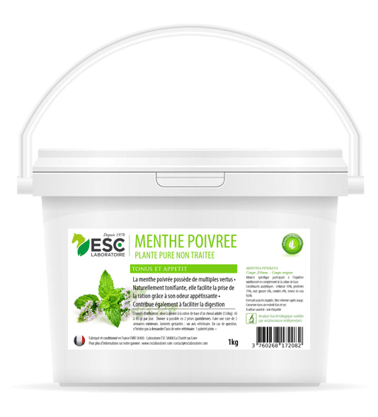 MENTHE POIVREE ESC – Estomac sensible cheval – Plante pure