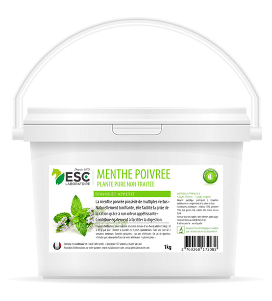 MENTHE POIVREE ESC – Estomac sensible cheval – Plante pure