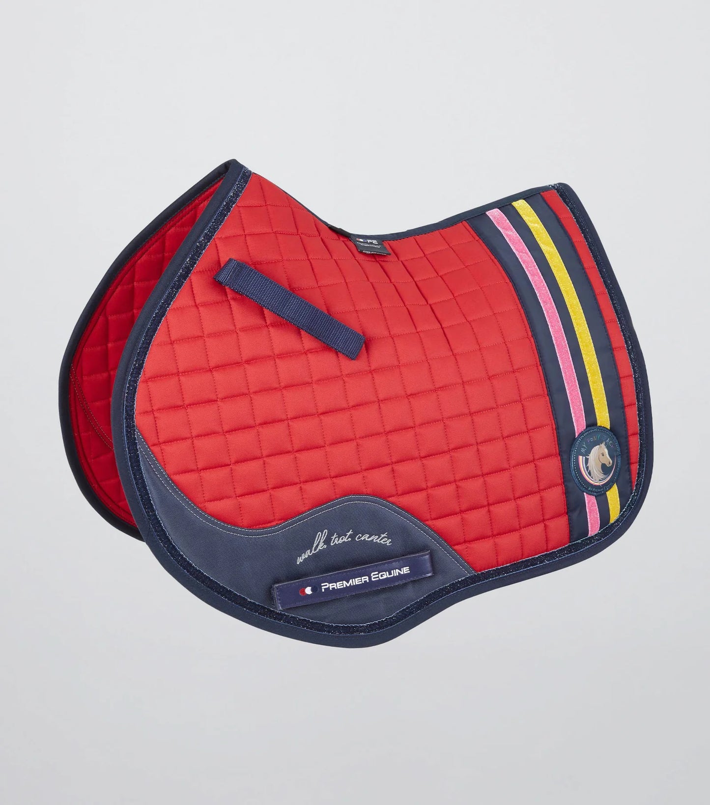 Tapis de saut poney pailleté PREMIER EQUINE "My Pony Jack" GP/Jump en coton