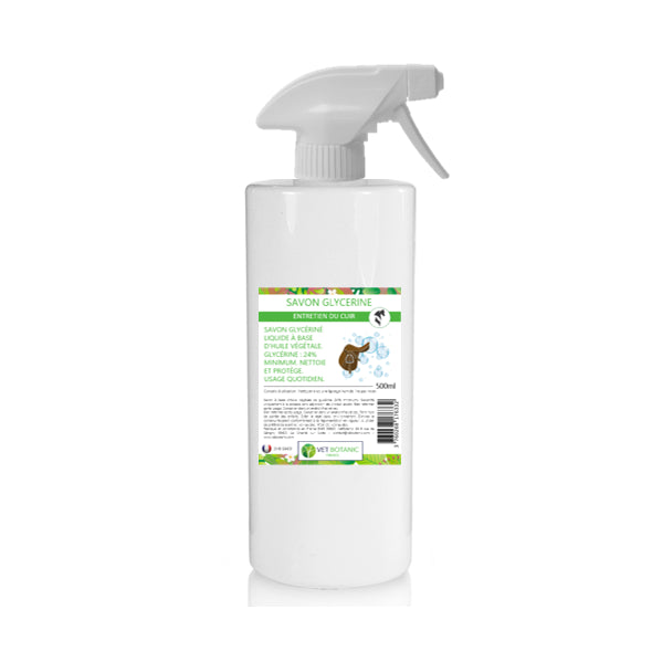 SAVON GLYCERINE LIQUIDE – Nettoie et protège le cuir