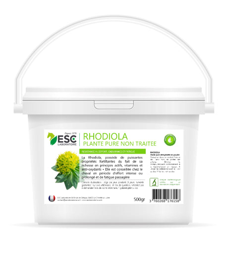 RHODIOLA 100% PUR ESC – Résistance et fatigue cheval