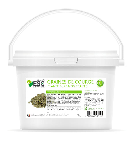 GRAINES DE COURGE ESC – Parasites intestinaux cheval