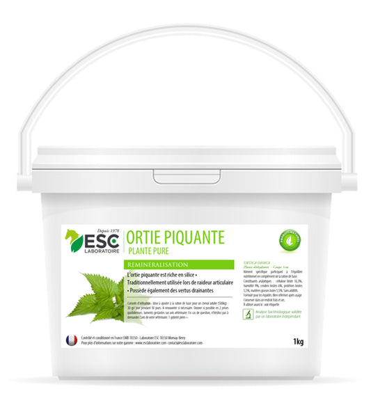 ORTIE ESC – Articulations et reminéralisation cheval – Plante pure