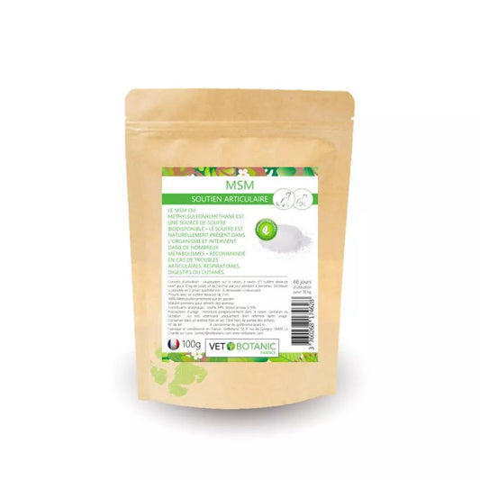 MSM – Soutien articulaire du chien et du chat