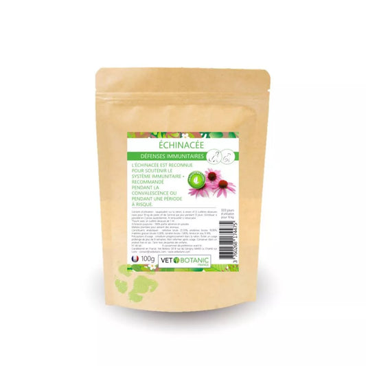 ÉCHINACÉE Plante pure en poudre – Défenses immunitaires chiens et chats