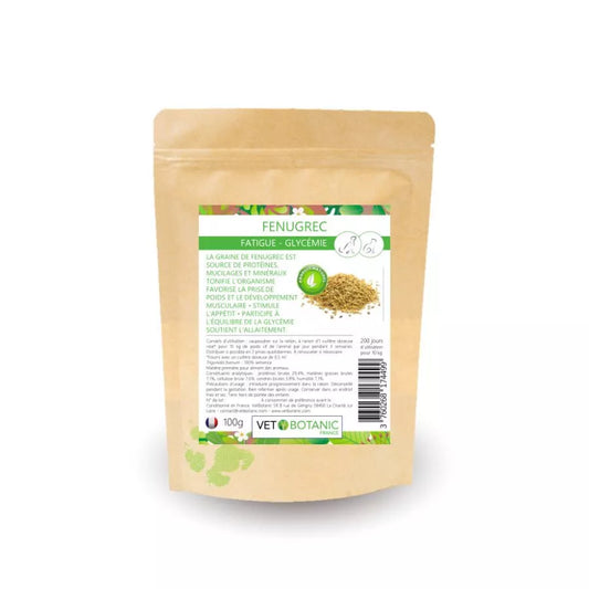 FENUGREC Graine pure – Fatigue et glycémie chiens et chats