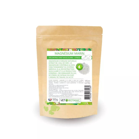 MAGNESIUM MARIN – Décontraction musculaire et stress chez le chien et le chat