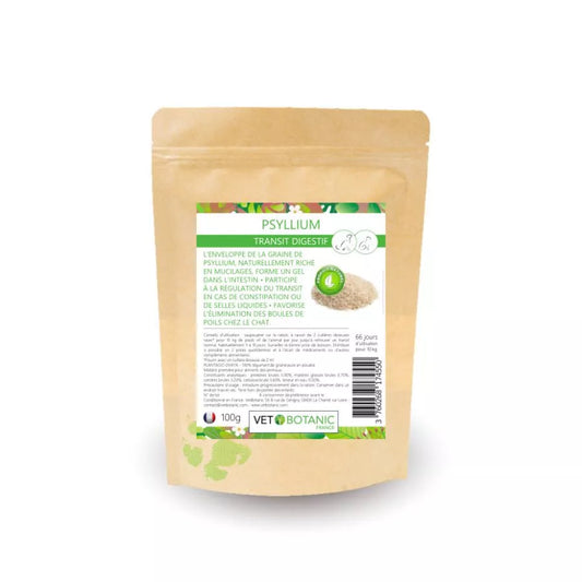 PSYLLIUM tégument pur en poudre – Transit digestif chiens et chats