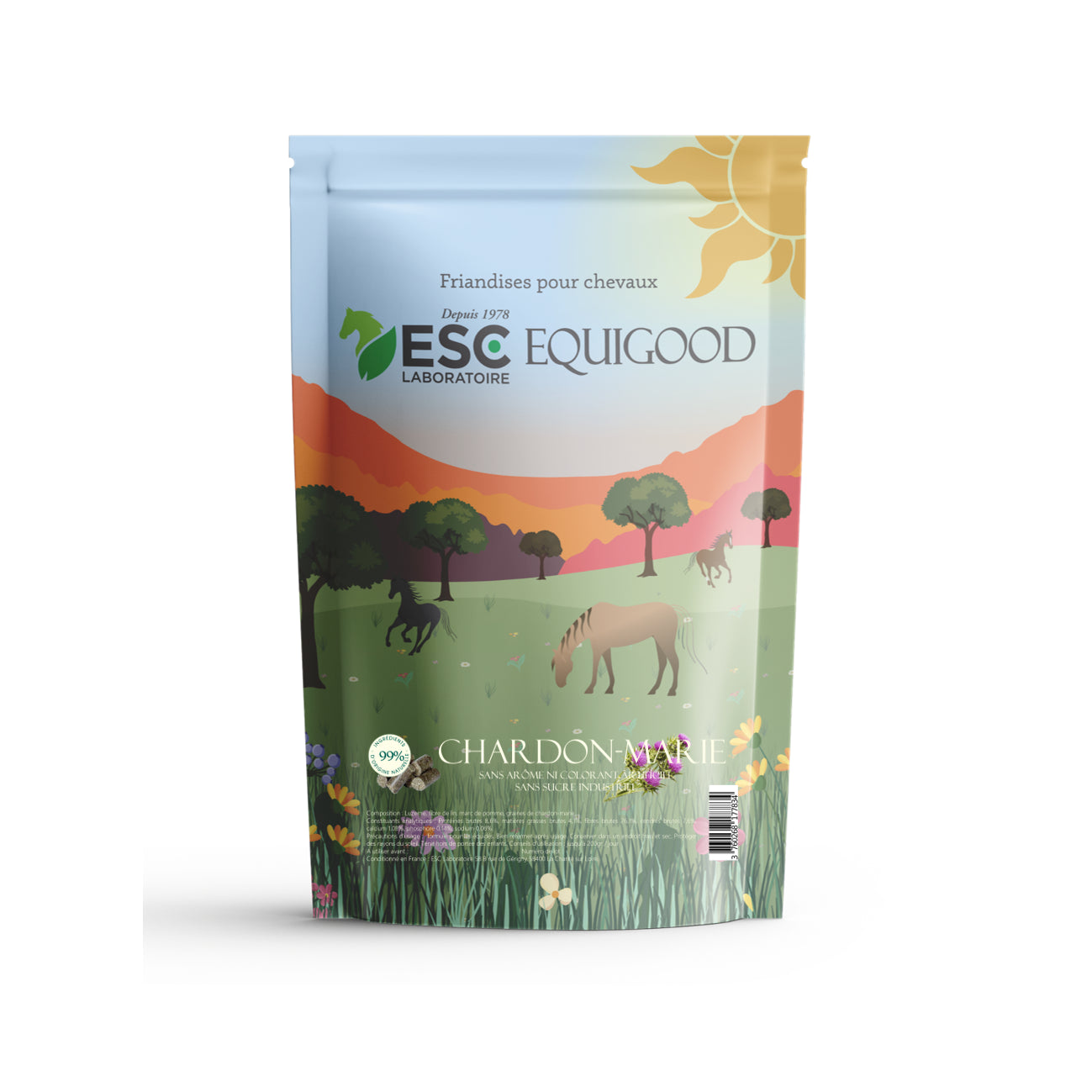 EQUIGOOD LIN/CHARDON-MARIE – Friandises pour chevaux