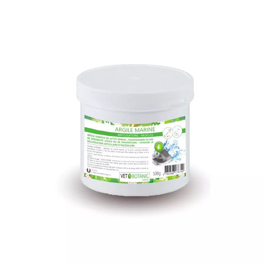 ARGILE MARINE ENRICHIE EN MINERAUX prête à l’emploi pour chiens et chats – Articulations et muscles