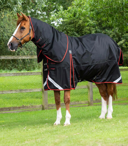 Couverture d'extérieur PREMIER EQUINE "BUSTER 840D" 420g  avec couvre-cou classique amovible