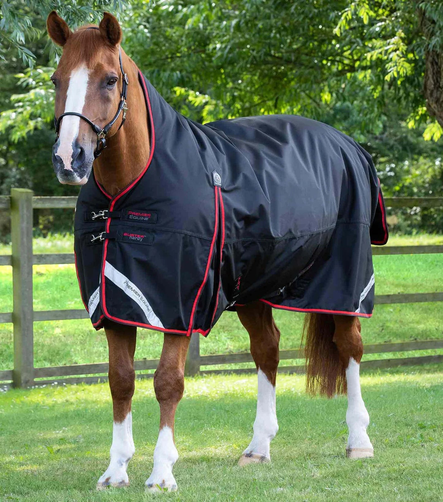 Couverture d'extérieur PREMIER EQUINE "BUSTER 840D" Hardy 400g col montant