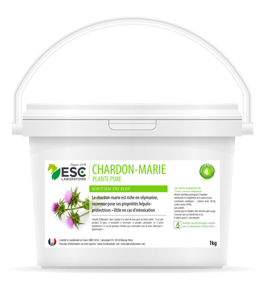 CHARDON-MARIE ESC – Détox foie cheval – Plante pure