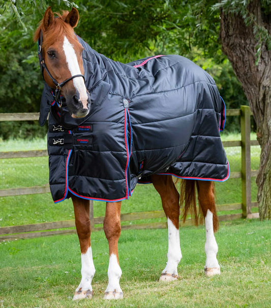 Couverture d'écurie PREMIER EQUINE Combo 420D 200g avec couvre-cou intégré