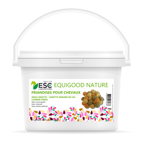 EQUIGOOD NATURE ESC – Friandises cheval sans sucres et naturelles