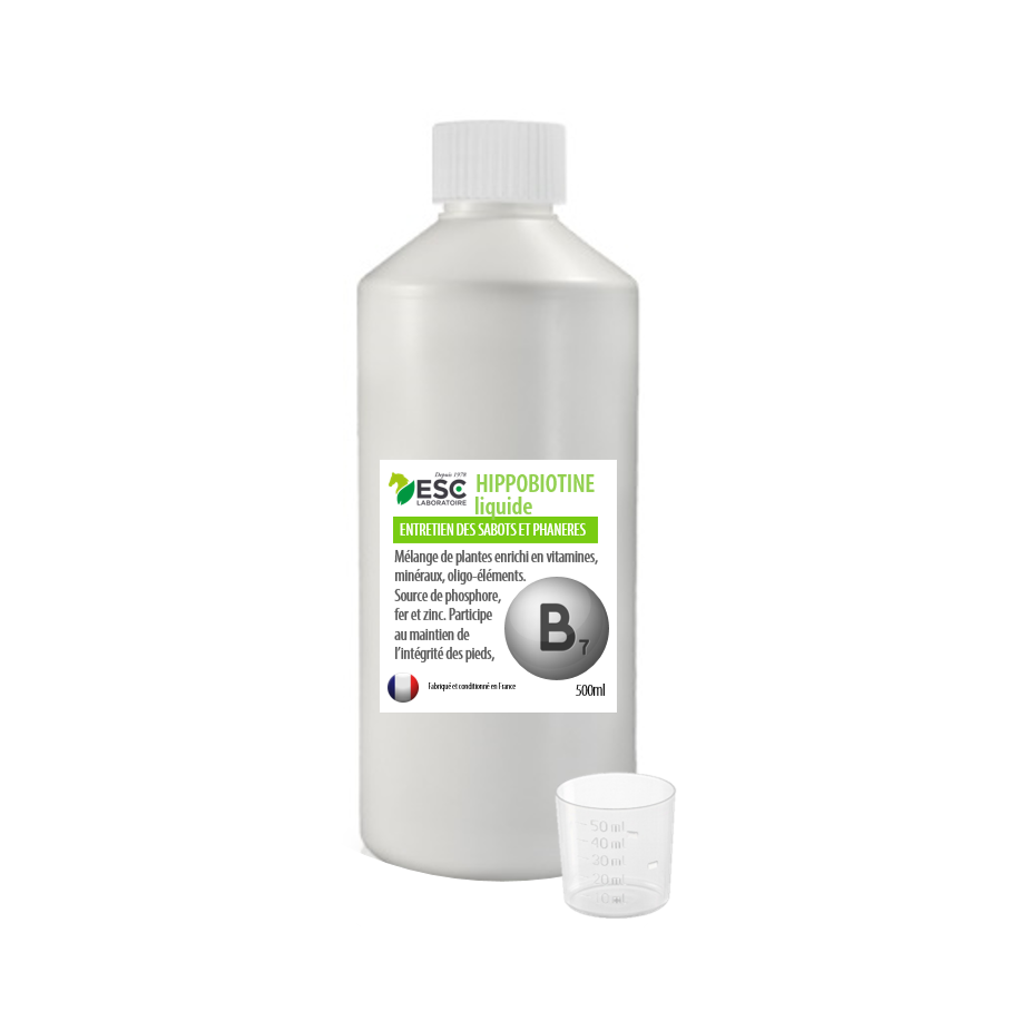 HIPPOBIOTINE LIQUIDE ESC - Protection des sabot du cheval