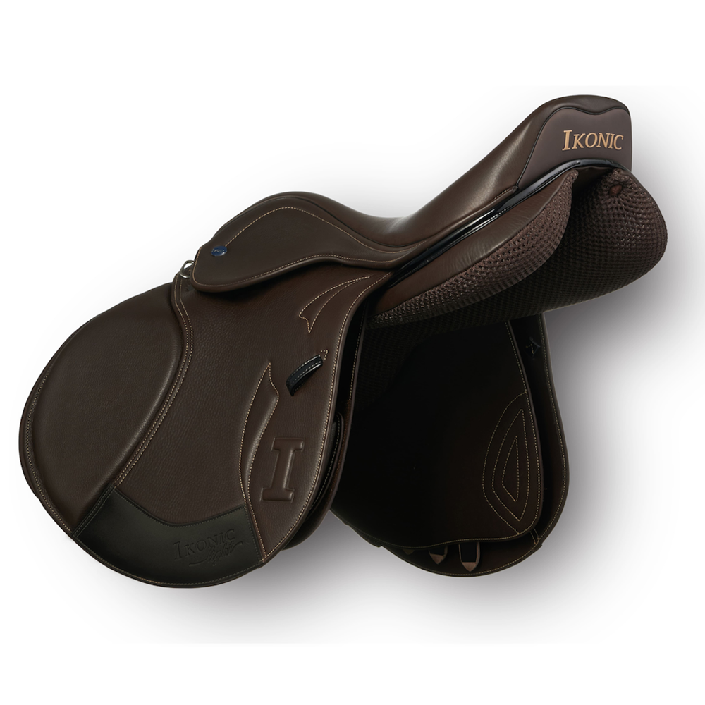 Selle de saut doublée Ikonic "Light" personnalisable