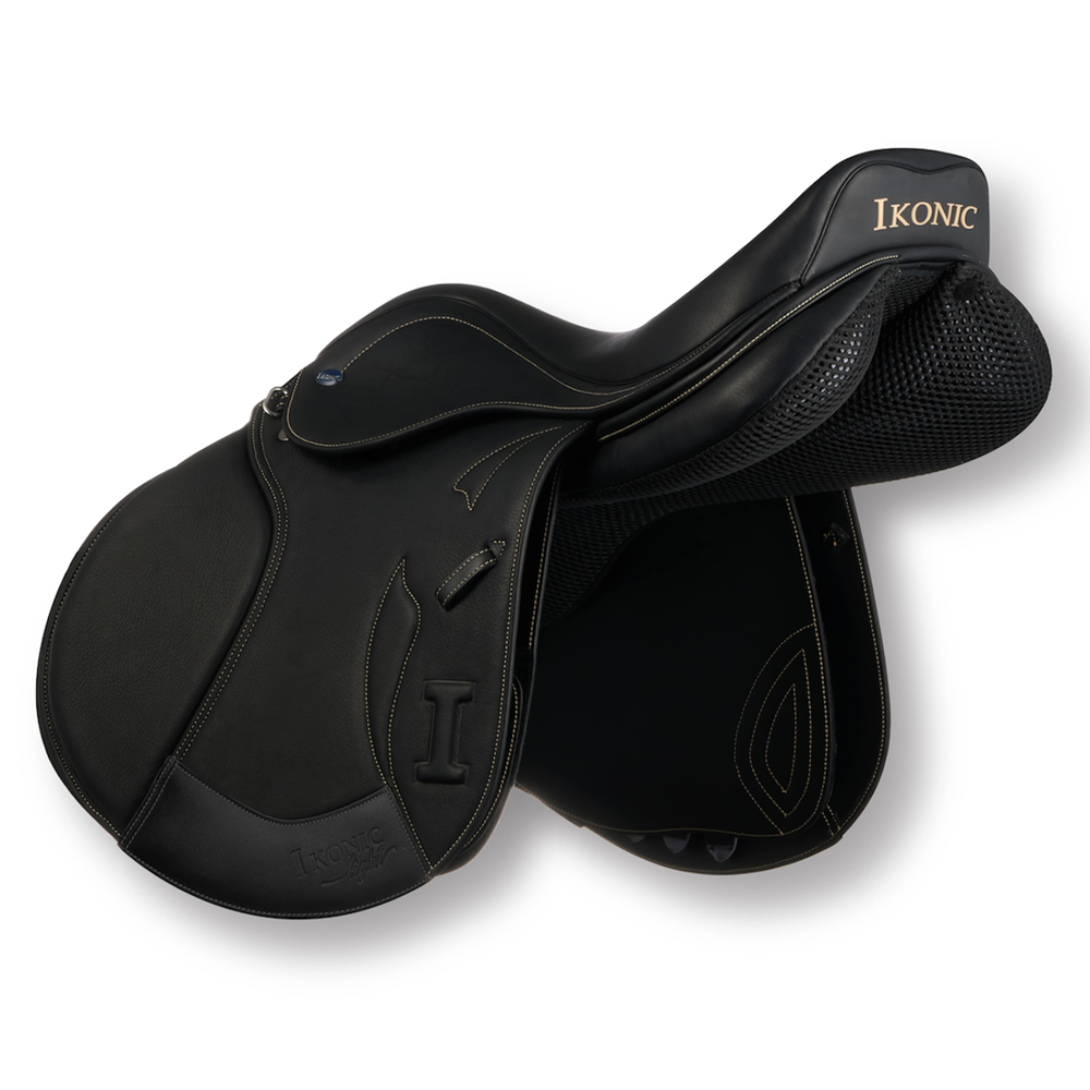 Selle de saut doublée Ikonic "Light" personnalisable