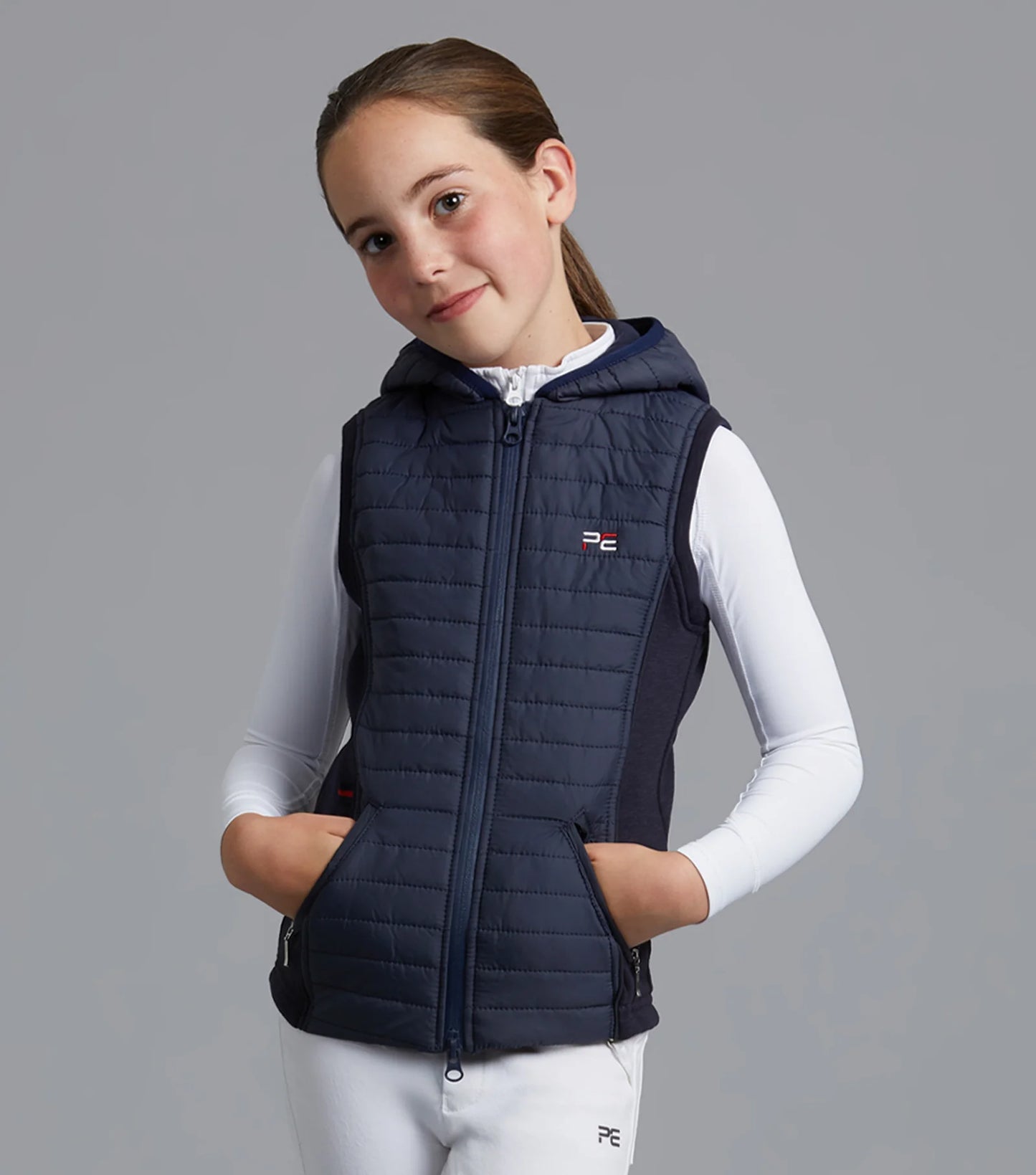 Gilet d'équitation hybride PREMIER EQUINE pour fille Mini Lamera, 2 coloris