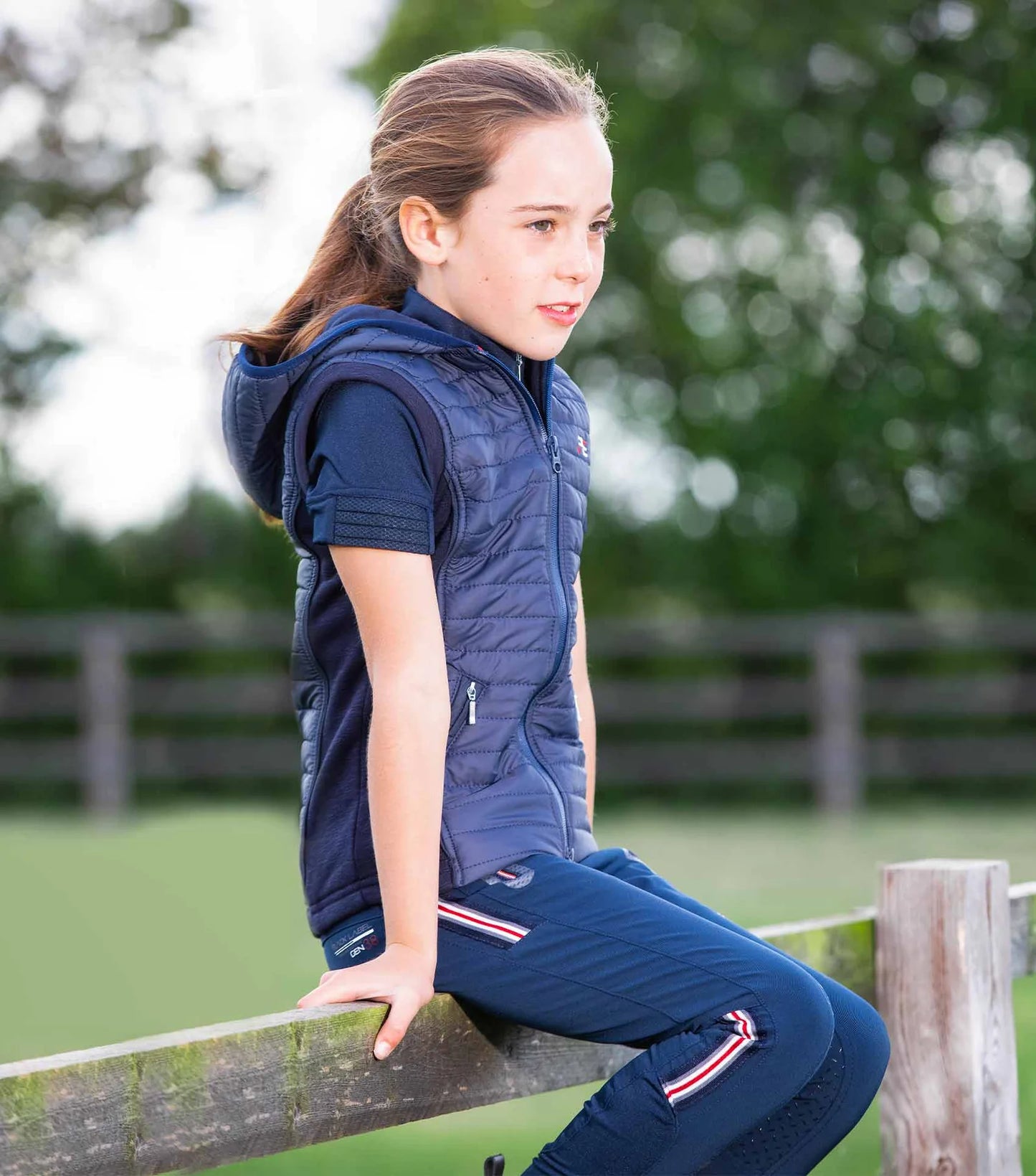 Gilet d'équitation hybride PREMIER EQUINE pour fille Mini Lamera, 2 coloris