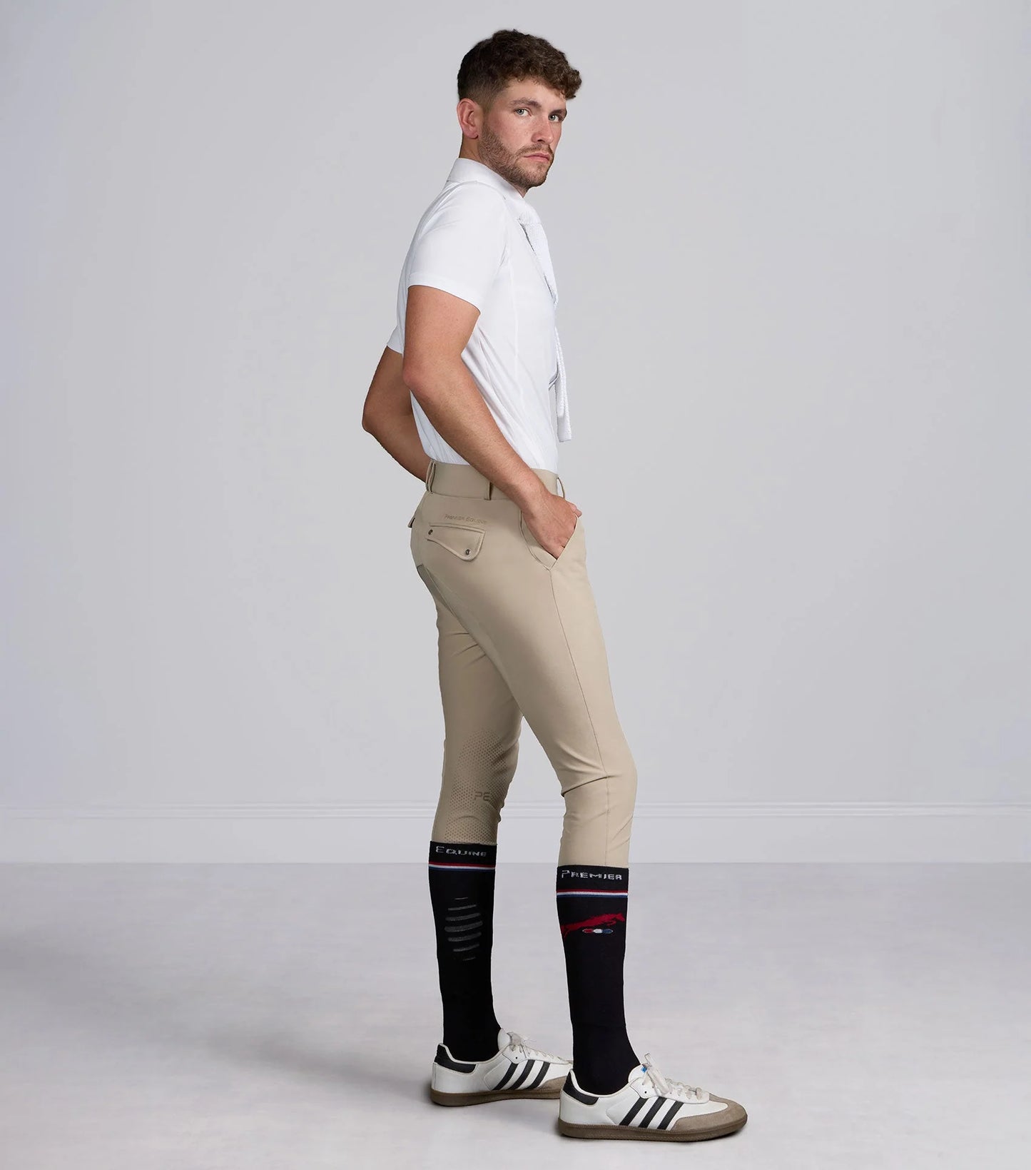 Ludis Men's Gel Knee Riding Breeches