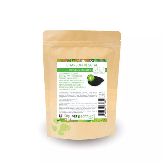 CHARBON VEGETAL – Troubles digestifs chiens et chats