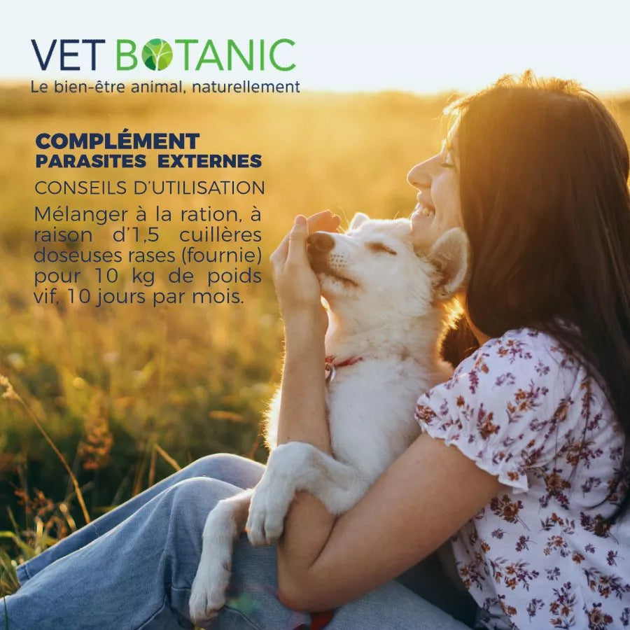 COMPLEMENT PARASITES EXTERNES – Protection contre les puces et les tiques chez le chien et le chat