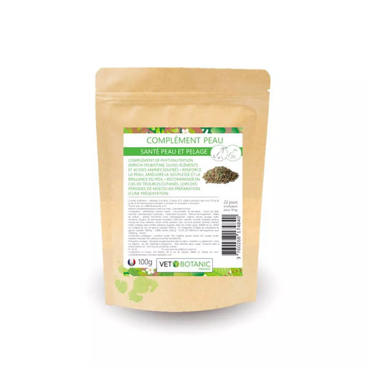COMPLEMENT PEAU – Beauté de la peau et du pelage chez le chien et le chat
