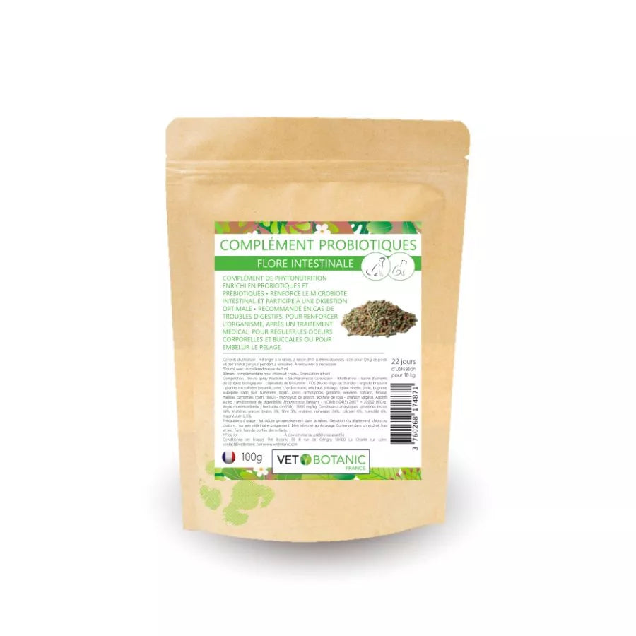 COMPLEMENT PROBIOTIQUES CHIENS ET CHATS