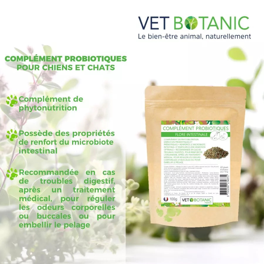 COMPLEMENT PROBIOTIQUES CHIENS ET CHATS
