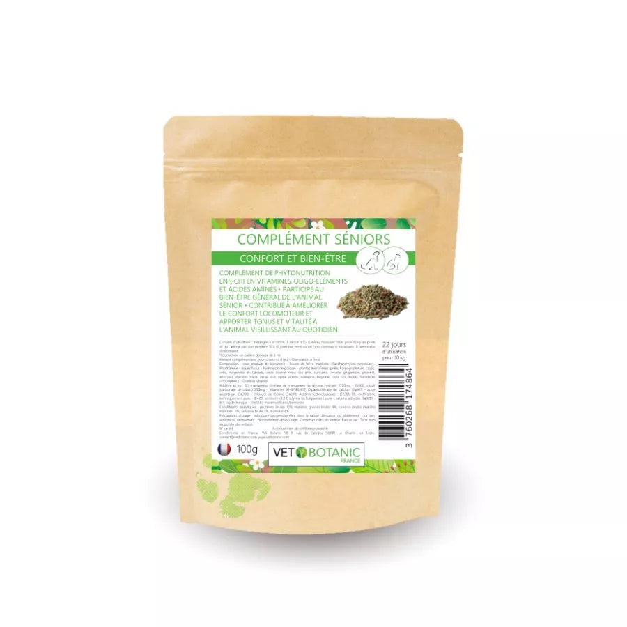 COMPLEMENT SENIORS – Confort et bien-être du chien et du chat