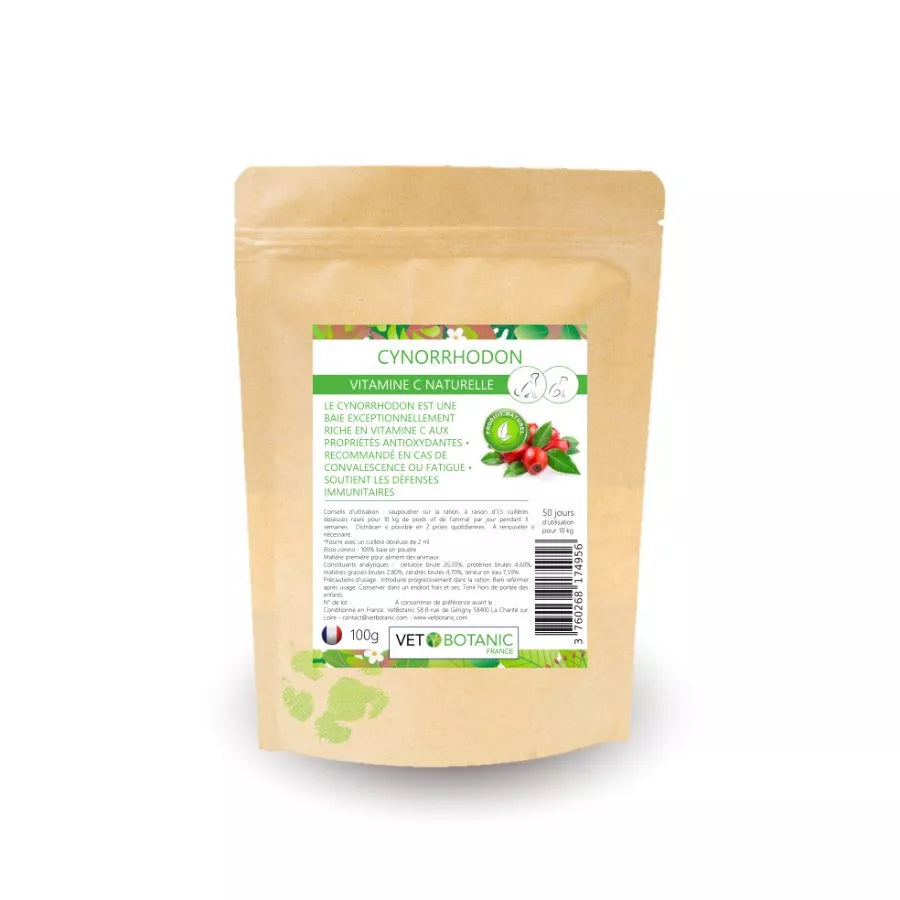 CYNORRHODON – Vitamine C naturelle pour le chien et le chat