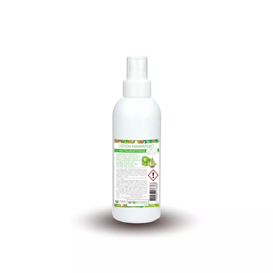 LOTION PARAPROTECT – Neutralisateur d’odeurs pour chiens et chats