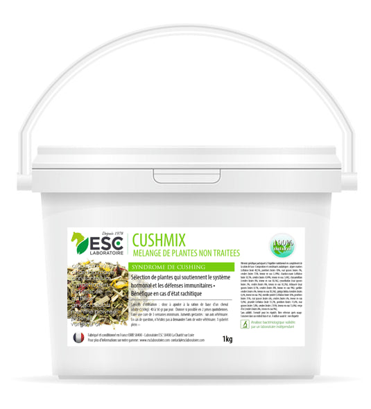 CUSHMIX ESC – Système endocrinien cheval – Mélange de plantes