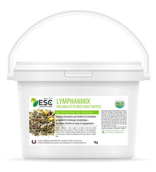 LYMPHANMIX ESC – Engorgement des tendons et drainage cheval – Mélange de plantes