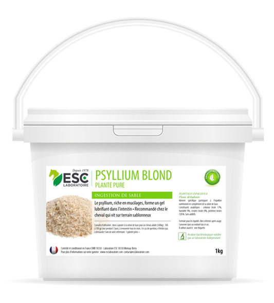 PSYLLIUM BLOND ESC – Transit et ingestion de sable cheval – Plante pure