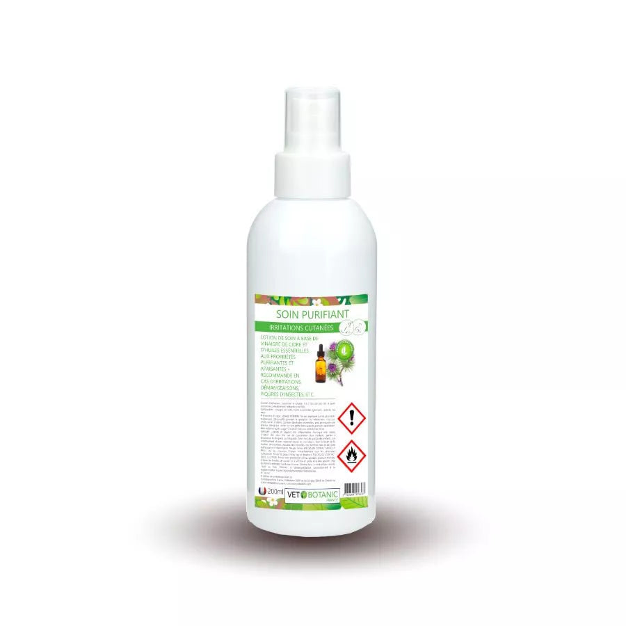 SOIN PURIFIANT – Irritations cutanées chiens et chats