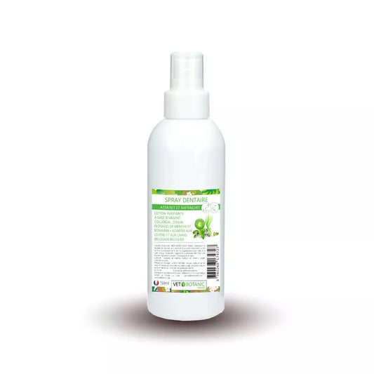 SPRAY DENTAIRE EAUX FLORALES CHIENS ET CHATS – Assainit et rafraichit