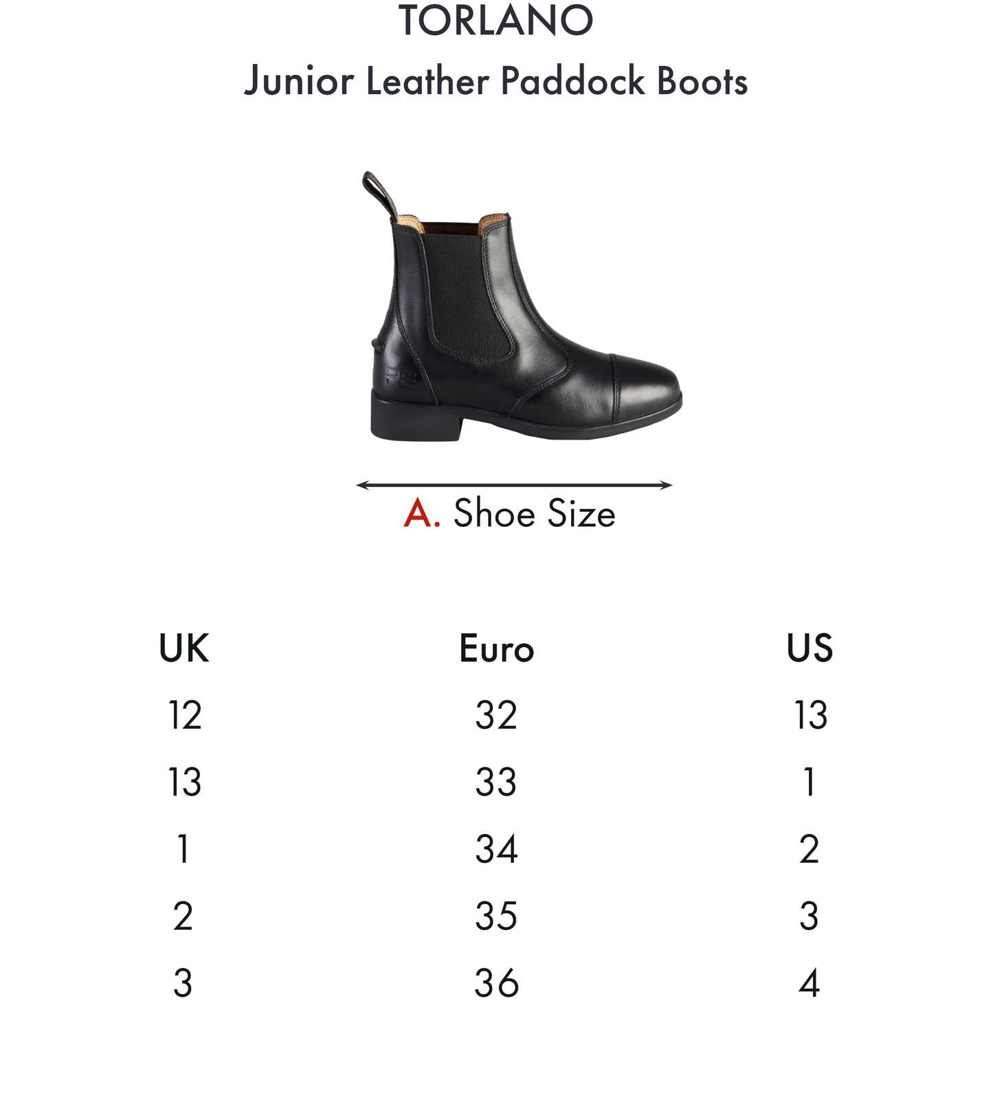 Bottes PREMIER EQUINE Chelsea Torlano Junior en cuir, du 32 au 36