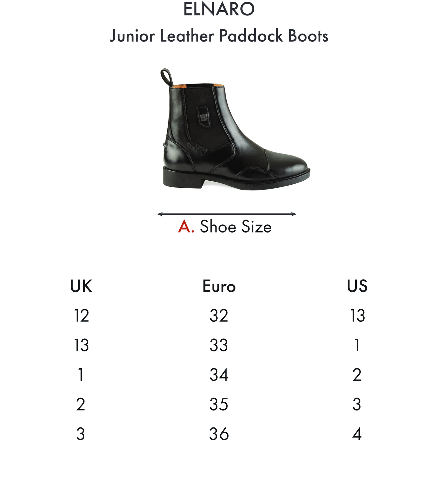 Bottes d'équitation en cuir PREMIER EQUINE Elnaro Junior