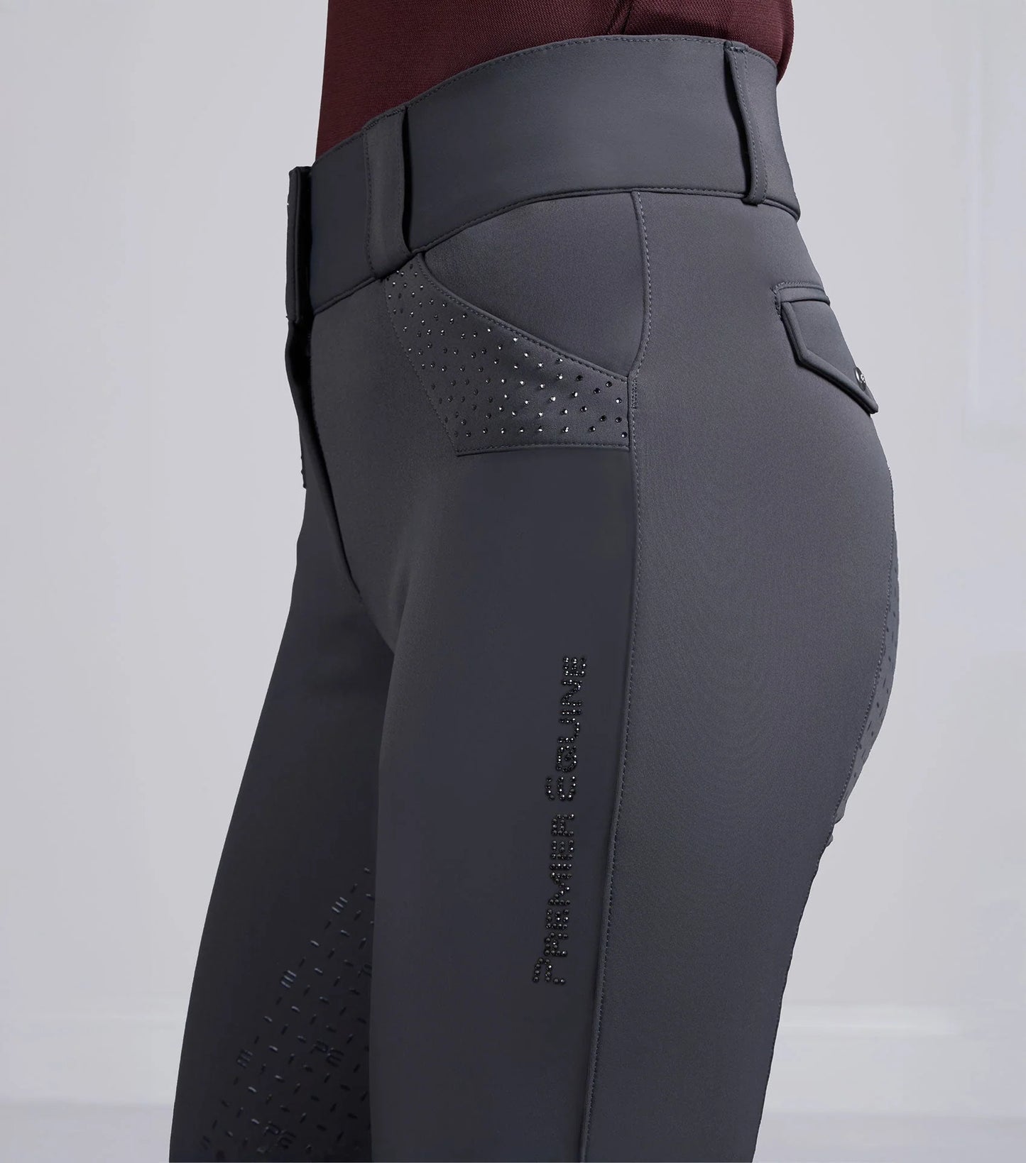 Torino II Womens Gel Full Seat Riding Breeches Navy